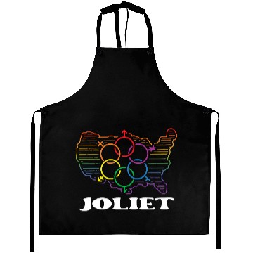Discover Joliet Pride Month Pride Flag LGBT Community LGBTQ Aprons