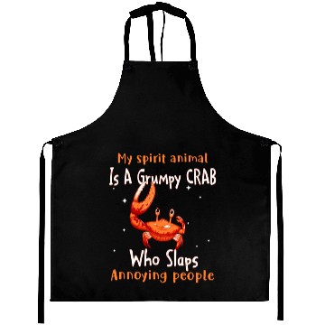 Discover My Spirit animal Is A Grumpy Crab Aprons