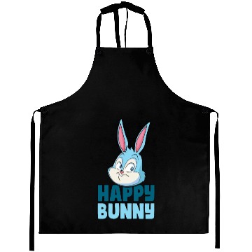 Discover Funny Easter Bunny Boy Blue Aprons