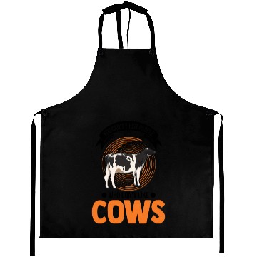 Discover Cow Gift Farmer Cattle Breeder Cows Aprons