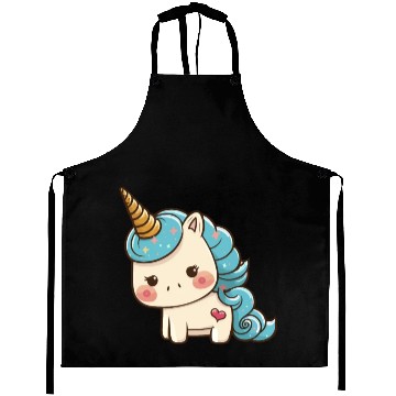 Discover Cute colorful unicorn Aprons