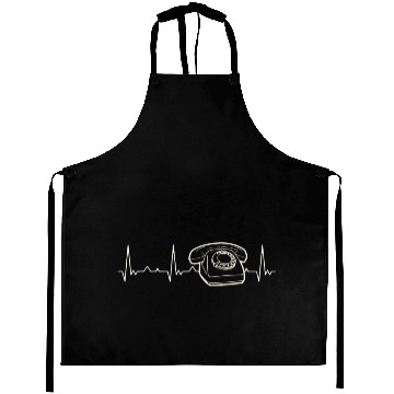 Discover Phone Telephone Classic. Heart. Love. EKG. Pulse. Aprons