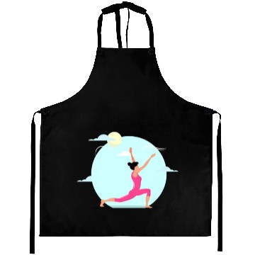 Discover Yoga Exercise Training Sport Pose Aprons
