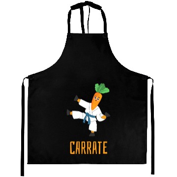 Discover Carrate Carrot Lover Karate Coach Martial Artist Aprons