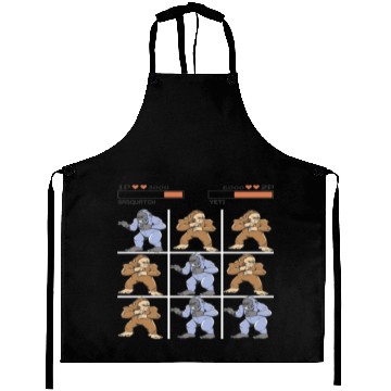 Discover Tic Tac Toe Sasquatch vs. Yeti Aprons