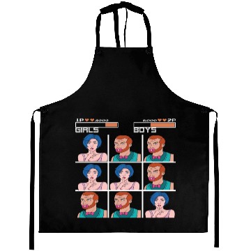 Discover Tic Tac Toe Girls vs. Boys Aprons
