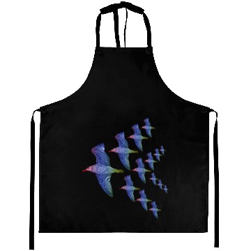 Discover Flying Birds Aprons