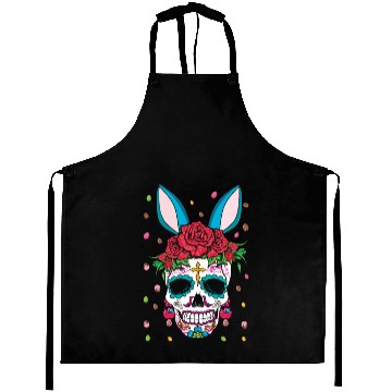 Discover Happy Easter Sunday Dia De Los Muertos Aprons