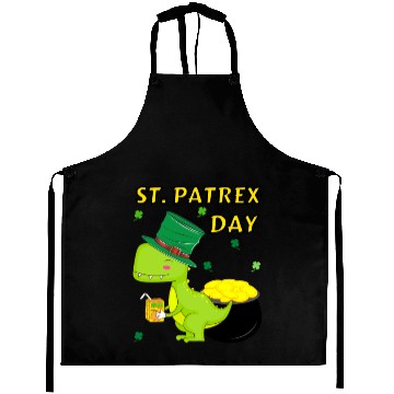 Discover ST. PATREX DAY FUNNY PUN Aprons