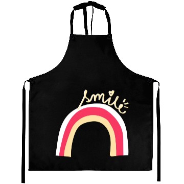 Discover Rainbow, Smile, Positive Quote Aprons