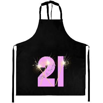 Discover 21st Birthday Aprons