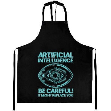 Discover AI Machine Learning Computer Geek Technology Robot Aprons
