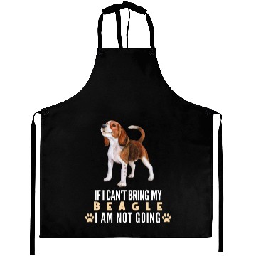 Discover If I Can't Bring My Beagle Dog Aprons