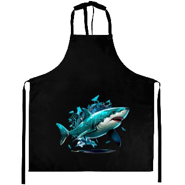 Discover shark game ps 3 Aprons