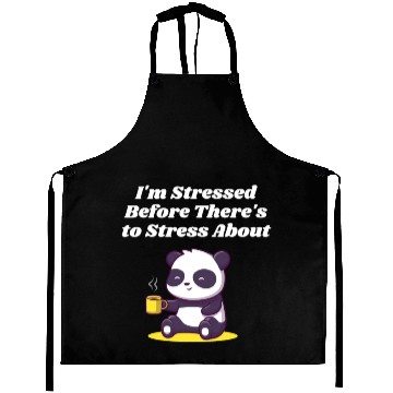 Discover Im Stressed Before Stress Introvert Nerd Antisocia Aprons