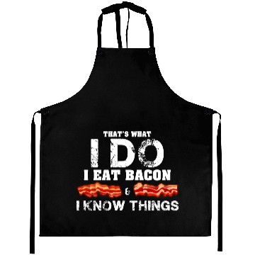 Discover I Eat Bacon Funny Bacon Lover Gift Aprons