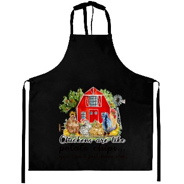 Discover Funny Quotes Chicken Sublimation Aprons