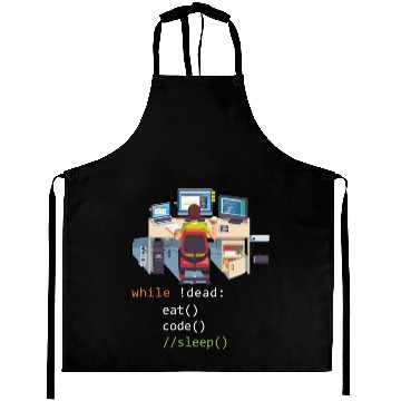 Discover Computer Science Python Programmer Eat Code Sleep Aprons