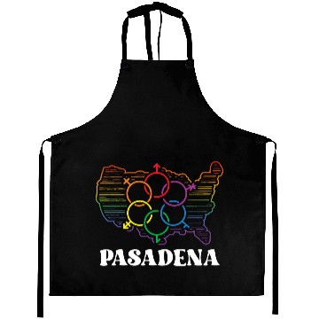 Discover Pasadena Pride Month Pride Flag LGBT Community LGB Aprons