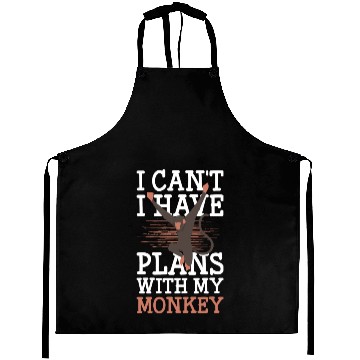 Discover Ape Chimpanzee Ape Favorite Animal Aprons
