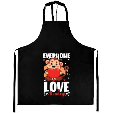 Discover Banana Chimpanzee Funny Hairy Aprons