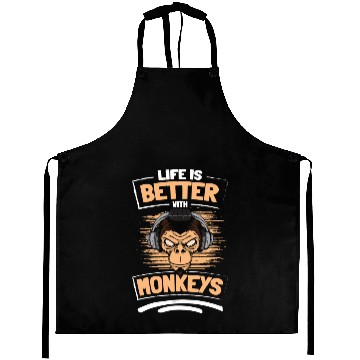 Discover Ape Chimpanzee Colorful Children Aprons