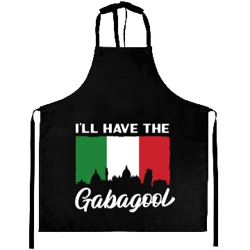 Discover I'll Have The Gabagool Italian Pride Italy Flag Aprons