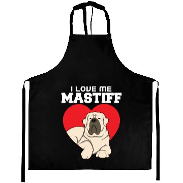Discover I Love Me Mastiff Aprons