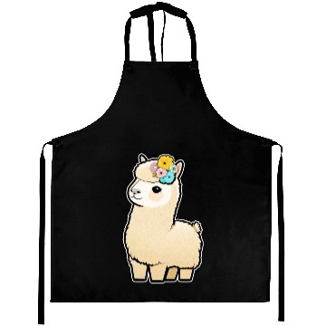 Discover Floral Llama Aprons