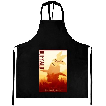 Discover Buffalo Wyoming wild west town Aprons