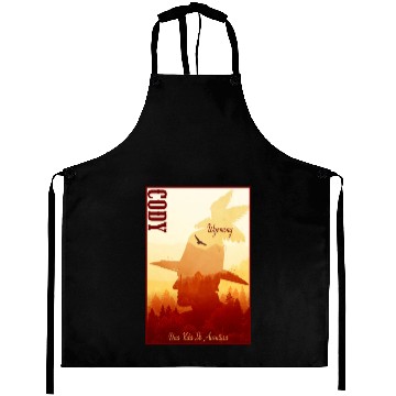 Discover Cody Wyoming wild west town Aprons