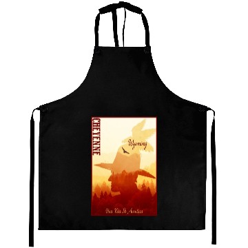 Discover Cheyenne Wyoming wild west town Aprons