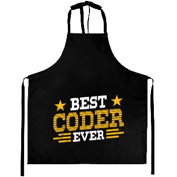 Discover Best Coder Ever Code Programmer Sayings Coding Aprons