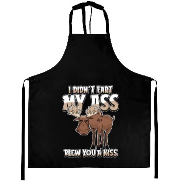 Discover Moose Elk Funny Aprons