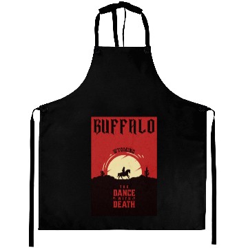 Discover Buffalo Wyoming wild west town Aprons