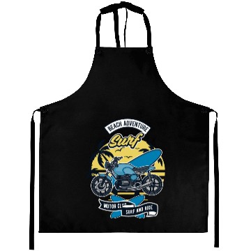 Discover Motorcycle Bike Surf Aprons