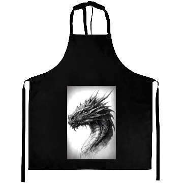 Discover Realistic Dragon Drawing Aprons