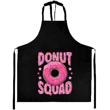 Discover Pink Donut Squad Sprinkles Donut Lover Matching Aprons