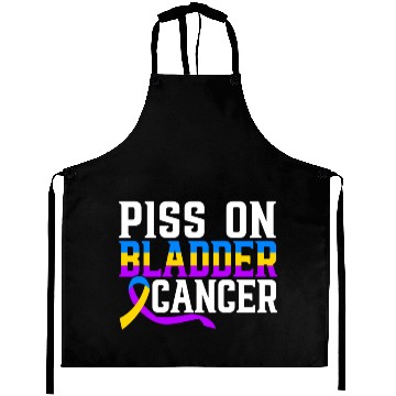 Discover Piss On Bladder Cancer Awareness Month Aprons