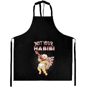 Discover Not Your Habibi happy Classic Retro Essential Aprons
