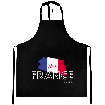 Discover I love France Aprons