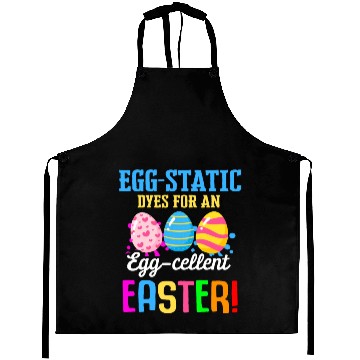 Discover Easter Colorful Egg Dye Rabbit Egg Hunt Aprons