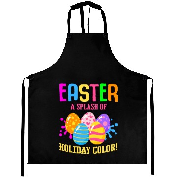 Discover Easter Colorful Egg Dye Rabbit Egg Hunt Aprons