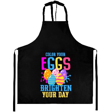 Discover Easter Colorful Egg Dye Rabbit Egg Hunt Aprons