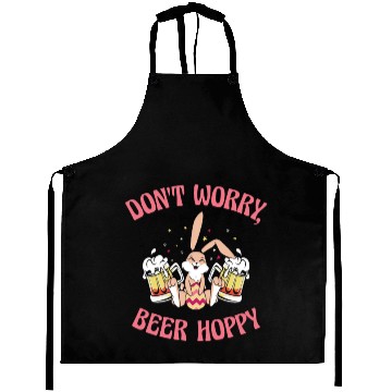 Discover Easter Bunnies Beer Drinking Holiday Rabbit Aprons