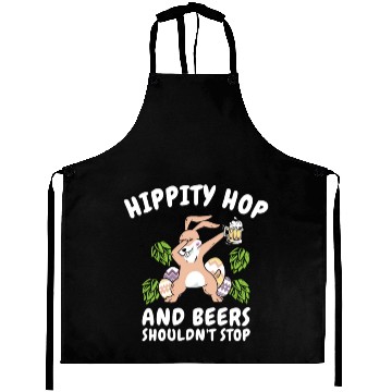 Discover Easter Bunnies Beer Drinking Holiday Rabbit Aprons