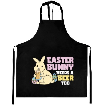 Discover Easter Bunnies Beer Drinking Holiday Rabbit Aprons