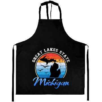 Discover Michigan The Great Lakes State Aprons