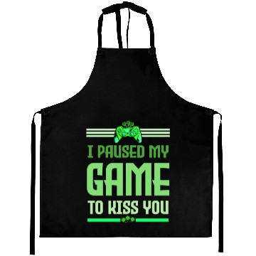 Discover I Paused My Game To Kiss You Irish Retro Gamer Aprons