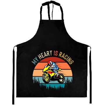 Discover Retro Vintage Motorcycle Racing Aprons